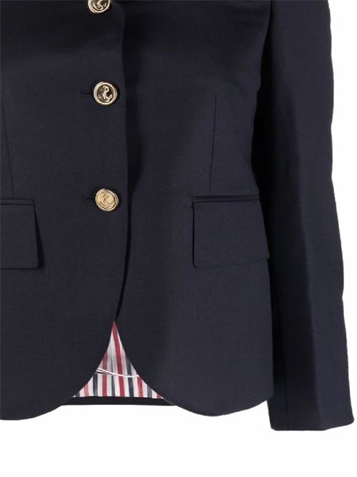 Blue wool jacket THOM BROWNE | FBC010V00626415